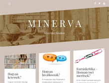 Tablet Screenshot of minerva.mtak.hu